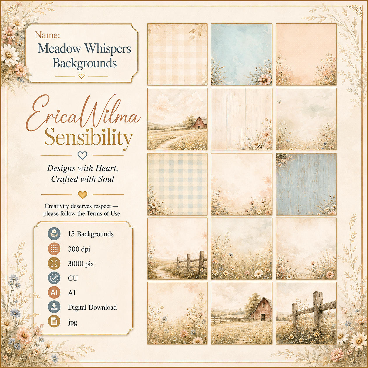 (image for) EW AI Meadow Whispers - Backgrounds 2026